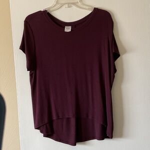 Athleta With Ease short sleeve rib top